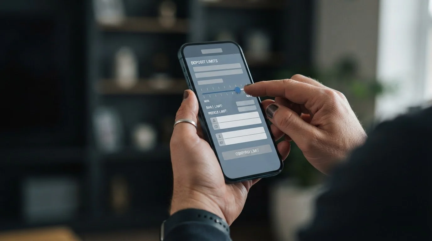 Einstellung eines monatlichen Einzahlungslimits in einer Wett-App