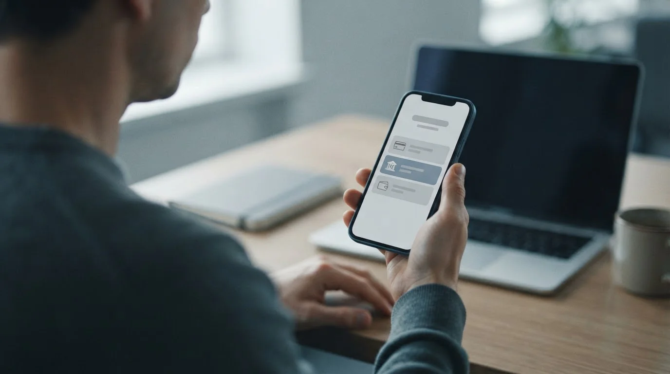 Smartphone mit PayPal-Zahlungsoption auf lizenzierter Wettplattform
