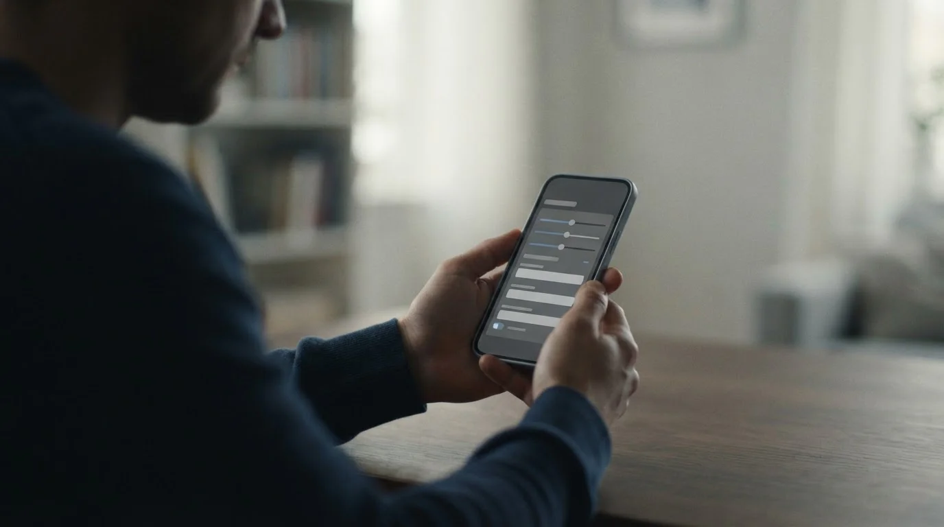 Einstellung eines Einzahlungslimits auf einem Smartphone